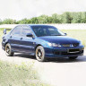 Накладки на пороги "Sport 2.0" для Mitsubishi Lancer IX (2006-2009) купить недорого с доставкой в Истра