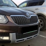 Зимний экран нижний, (под покраску) для Skoda Yeti Outdoor (2013-2018) купить недорого с доставкой в Истра