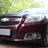 Защита радиатора "Standart" Chevrolet Malibu (2012-2015) чёрная купить недорого с доставкой в Истра