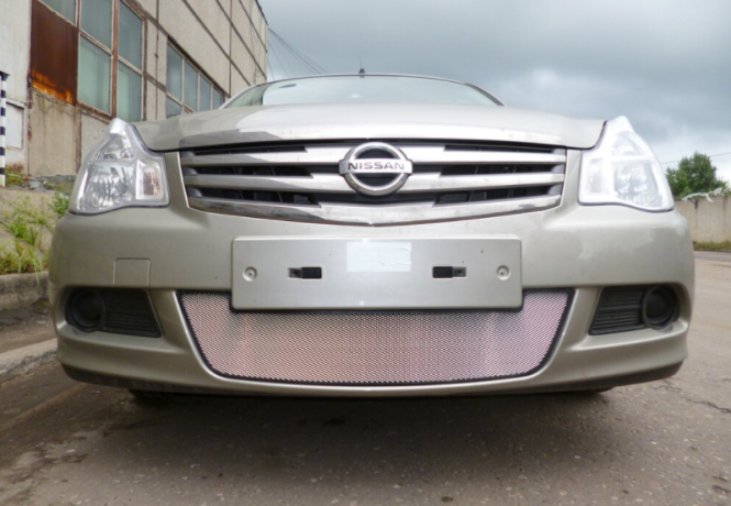 Защита радиатора "Standart" Nissan Almera хром купить недорого с доставкой в Истра