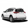 Защита порогов с алюминиевым листом (d63,5) для Toyota RAV4 рестайлинг, (2015-н.в.)(Окрашенное) купить недорого с доставкой в Истра