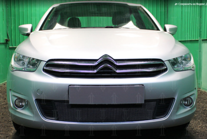 Защита радиатора "Standart" Citroen C-Elysee (2012-2017) чёрная купить недорого с доставкой в Истра