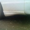 Накладки (клыки) на задний бампер (сток) Toyota Cresta 90 купить недорого с доставкой в Истра