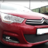 Защита радиатора "Standart" Citroen C4 (2010-2015) чёрная купить недорого с доставкой в Истра
