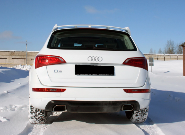 Спойлер (АнтиКрыло) (в комплекте с эмблемой ABT) в стиле "ABT" для Audi Q5 (2008-2012) купить недорого с доставкой в Истра