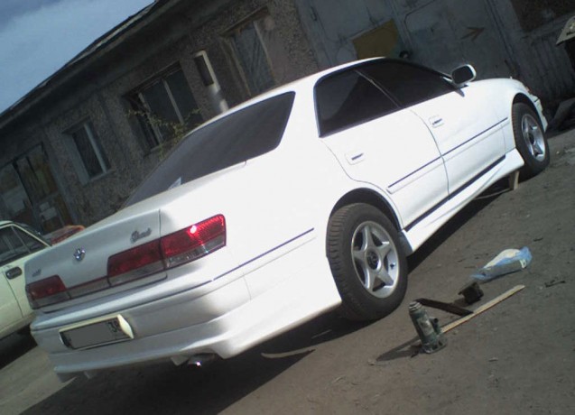 Накладки на пороги "TRD" Toyota Mark II (100) купить недорого с доставкой в Истра