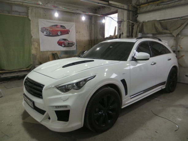 Капот пластиковый "Jass-Rs" Infiniti FX купить недорого с доставкой в Истра