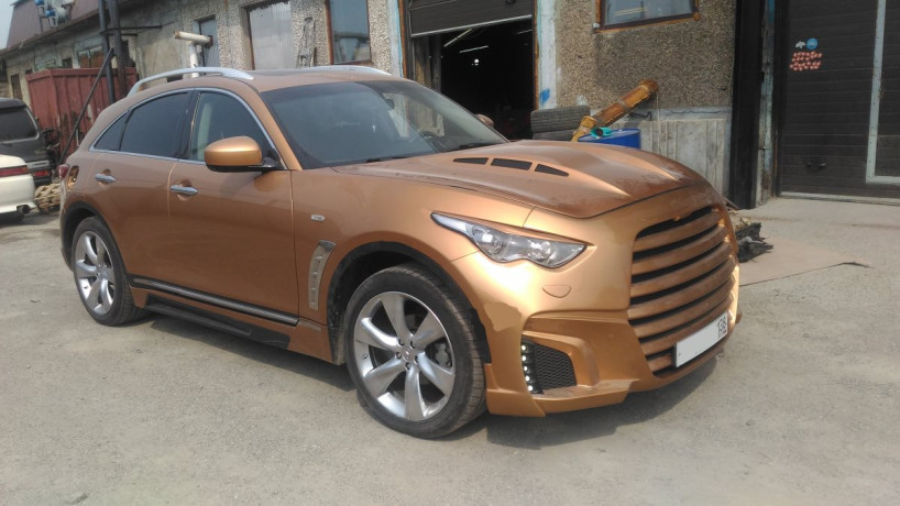Капот пластиковый "Jass-Rs" Infiniti FX купить недорого с доставкой в Истра