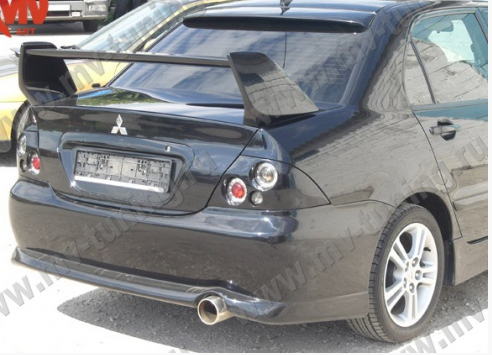 Спойлер высокий стиль "EVO" var №1 для Mitsubishi Lancer IX 2003-2009 купить недорого с доставкой в Истра
