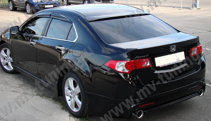 Козырек на заднее стекло var №2 широкий для Honda Accord VIII (2008-2013) купить недорого с доставкой в Истра