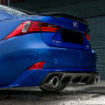 Диффузор заднего бампера №1 (с килями) для Lexus IS III (с 2013-2022) купить недорого с доставкой в Истра