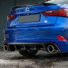 Диффузор заднего бампера №1 (с килями) для Lexus IS III (с 2013-2022) купить недорого с доставкой в Истра