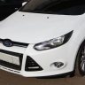 Накладки на фары (реснички) широкие var №1 для Ford Focus 3 (2012-2014) купить недорого с доставкой в Истра