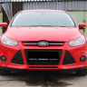 Накладки на фары (реснички) узкие var №2 для Ford Focus 3 (2012-2014) купить недорого с доставкой в Истра