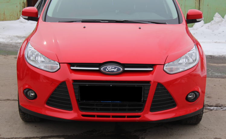 Накладки на фары (реснички) узкие var №2 для Ford Focus 3 (2012-2014) купить недорого с доставкой в Истра