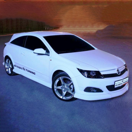 Накладки на пороги "GT" для Opel Astra H (3D, 5D) купить недорого с доставкой в Истра