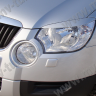 Накладки на фары (реснички) для Skoda Yeti (2009-2012) купить недорого с доставкой в Истра