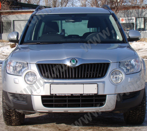 Накладки на фары (реснички) для Skoda Yeti (2009-2012) купить недорого с доставкой в Истра