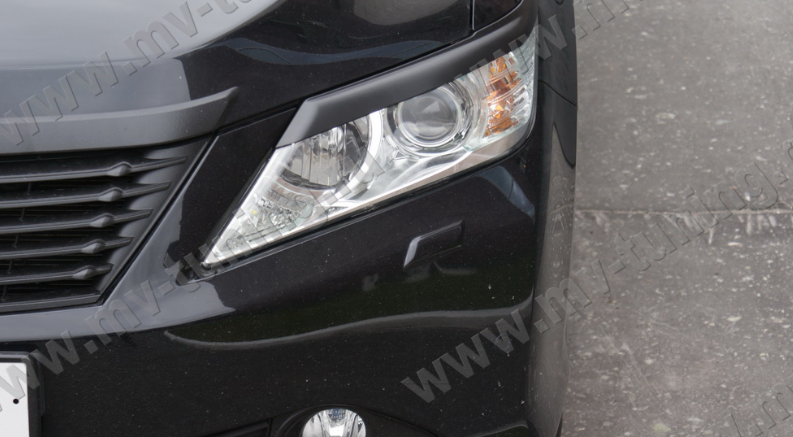 Накладки на фары (реснички) для Toyota Camry XV50 (2012-2014) купить недорого с доставкой в Истра