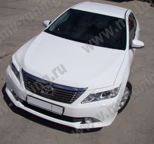 Накладки на фары (реснички) для Toyota Camry XV50 (2012-2014) купить недорого с доставкой в Истра