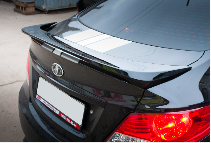 Спойлер высокий для Hyundai Solaris (2010-2016) купить недорого с доставкой в Истра