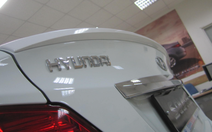 Лип-спойлер для Hyundai Solaris (2010-2016) купить недорого с доставкой в Истра