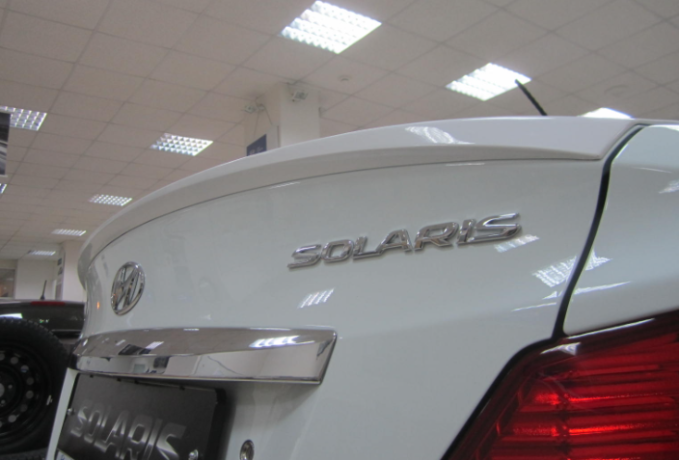 Лип-спойлер для Hyundai Solaris (2010-2016) купить недорого с доставкой в Истра