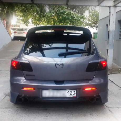 Накладки задних фонарей (4 части) для Mazda 3 хэтчбэк (2003-2009) купить недорого с доставкой в Истра
