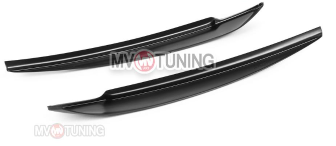 Накладки на фары (реснички) короткие var №1 для Mazda 3 Hatchback (2004-2009) купить недорого с доставкой в Истра