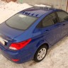 Аэродинамический рассекатель на крышу 6 зубьев для Hyundai Solaris (2010-2016) купить недорого с доставкой в Истра