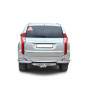 Защита заднего бампера «Уголки двойные» для Mitsubishi Pajero Sport (2017-н.в.)(Нерж. Сталь) купить недорого с доставкой в Истра