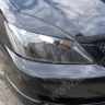 Накладки на фары (реснички) узкие var №1 для Mitsubishi Lancer IX (2003-2009) купить недорого с доставкой в Истра