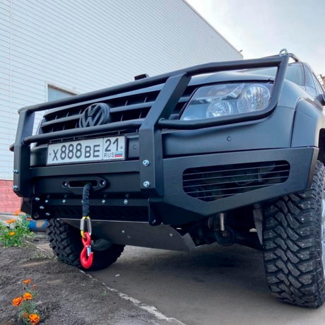 Защитные дуги для переднего бампера F-DESIGN для Volkswagen Amarok купить недорого с доставкой в Истра
