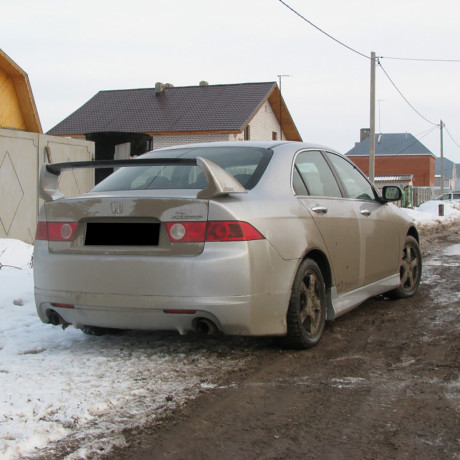 Накладка на задний бампер "Mugen" для Honda Accord (2002-2006) купить недорого с доставкой в Истра